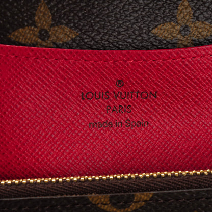 Louis Vuitton Monogram Emilie Wallet Red 6 of 8