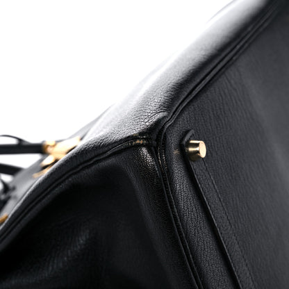 Hermes Chevre de Coromandel Birkin 35 Black 8 of 28