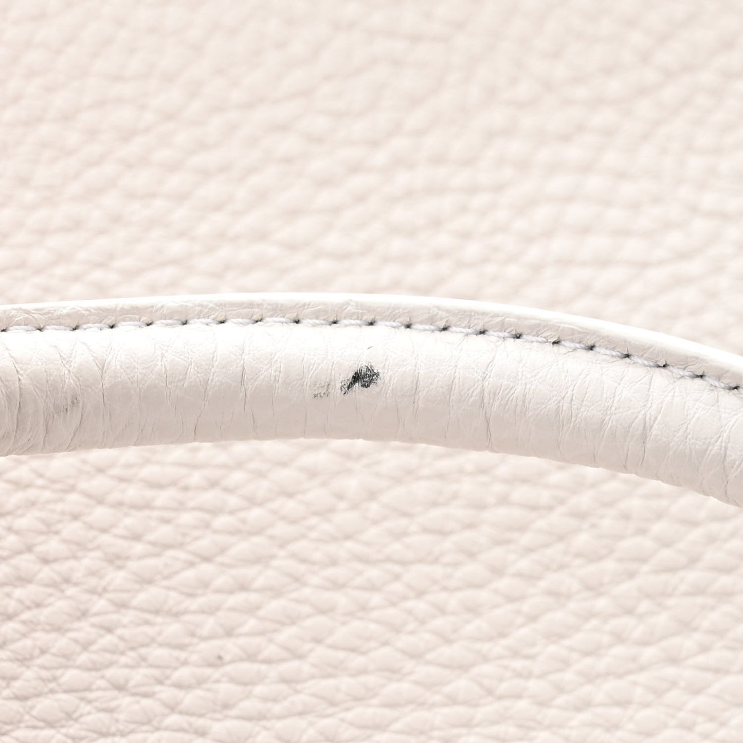 Tumbled Calfskin Sun Bag White