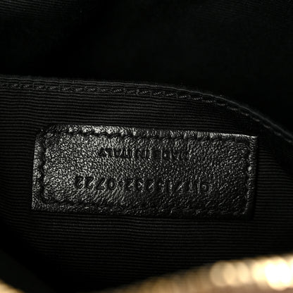 Saint Laurent Calfskin Matelasse Monogram Lou Camera Bag Dark Beige 7 of 11