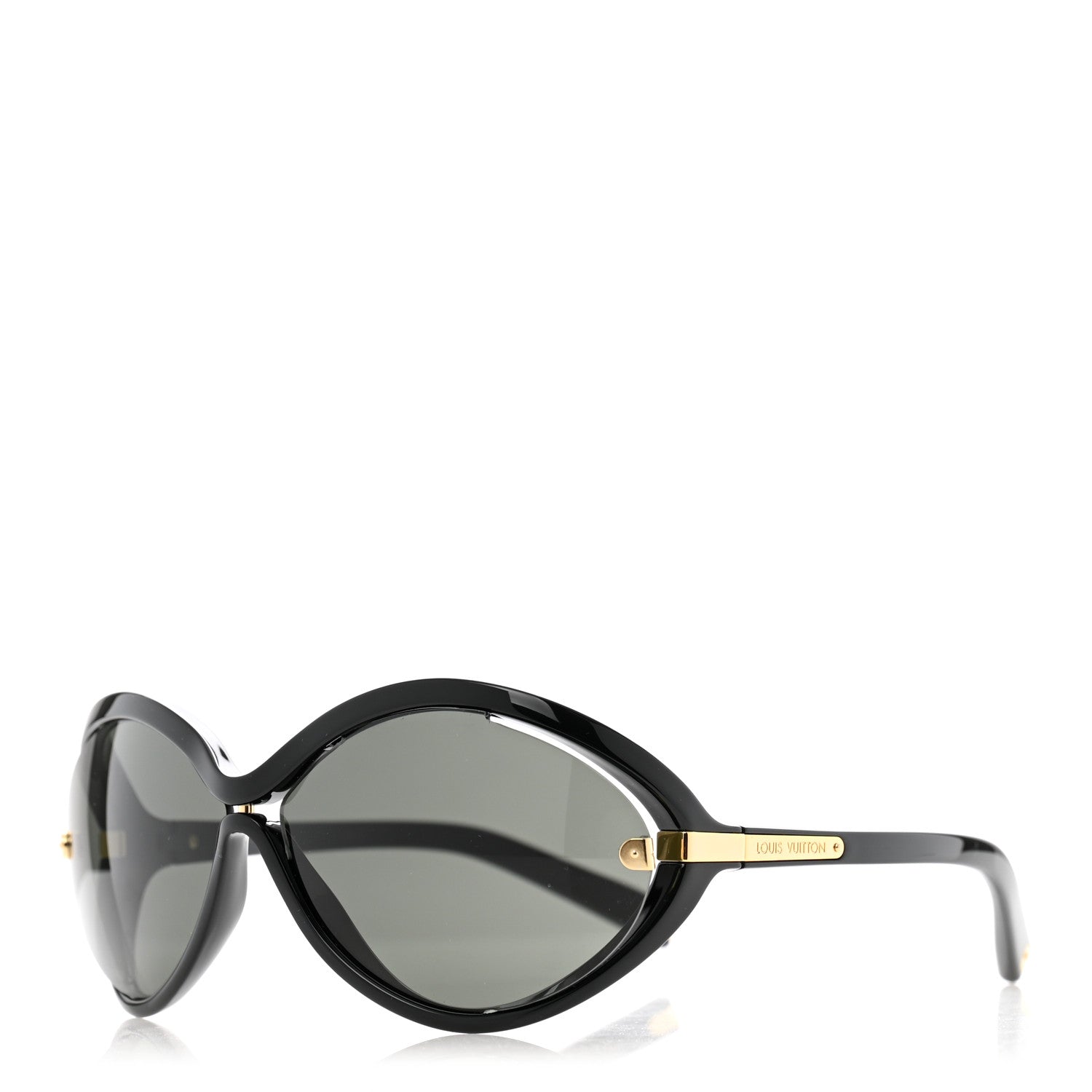 Louis Vuitton Daphne Sunglasses Z0417W Black 1 of 7
