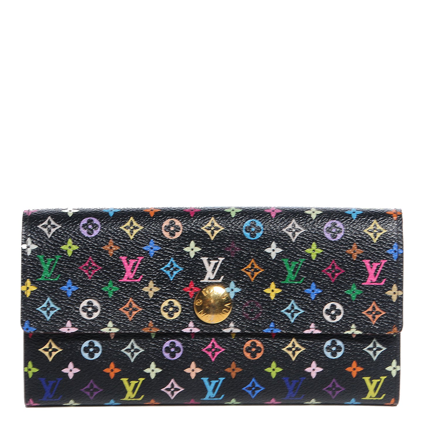 Monogram Multicolor Sarah Wallet Black Grenade