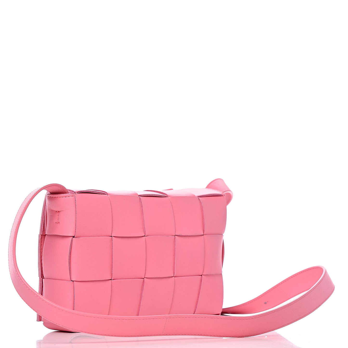 Nappa Maxi Intreccio Cassette Bag Rosa