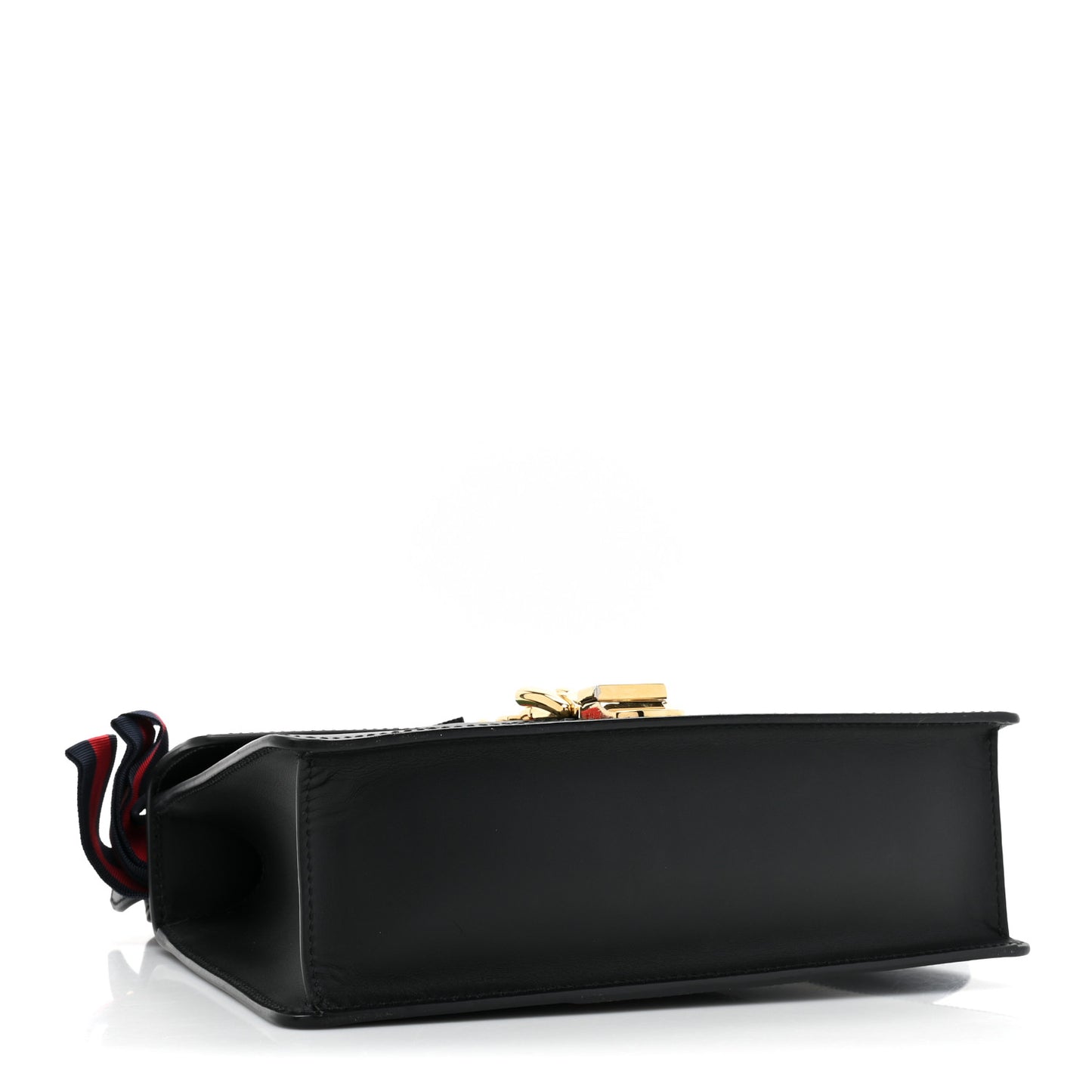 Calfskin Small Sylvie Shoulder Bag Black