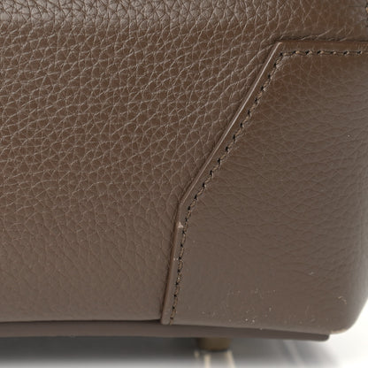 Christian Louboutin Suede Grained Calfskin Studded Large Eloise Satchel Brown 18 of 18