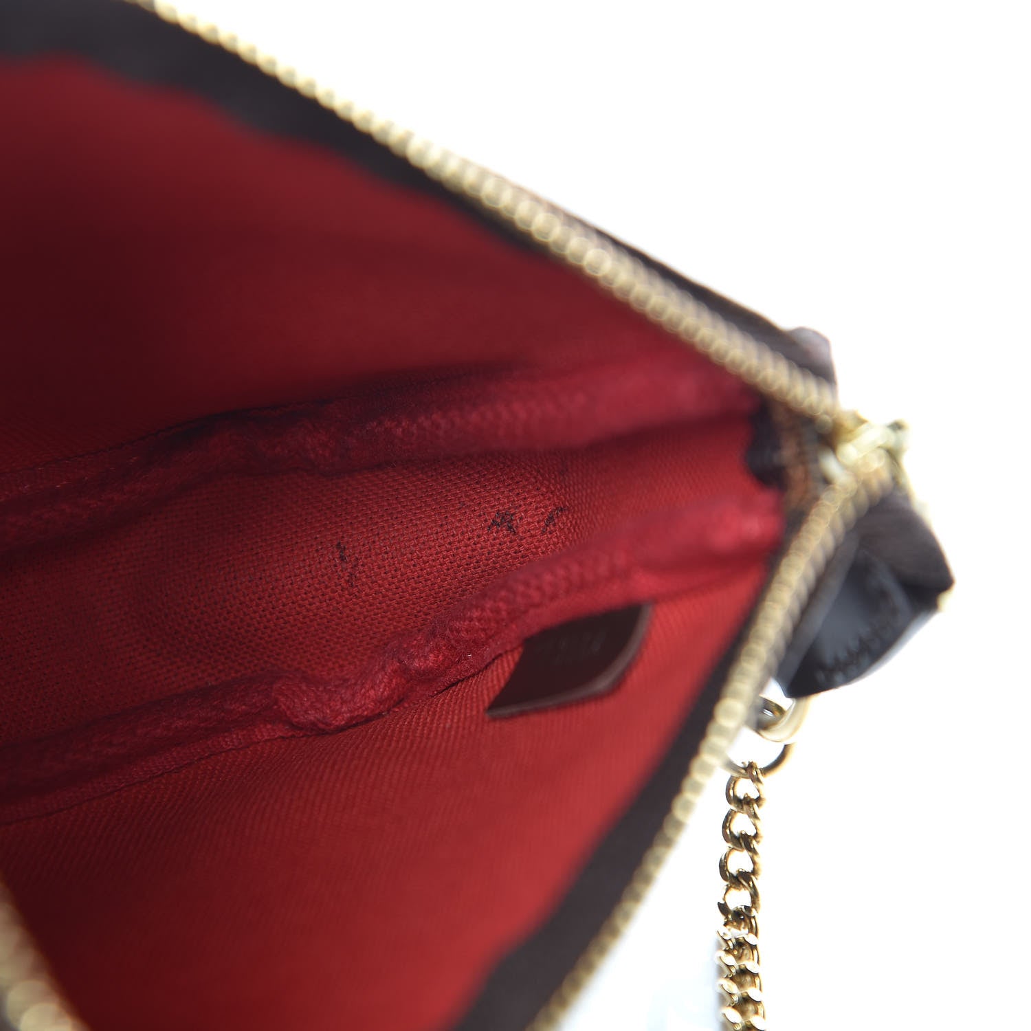 Louis Vuitton Damier Ebene Mini Pochette Accessories 8 of 9