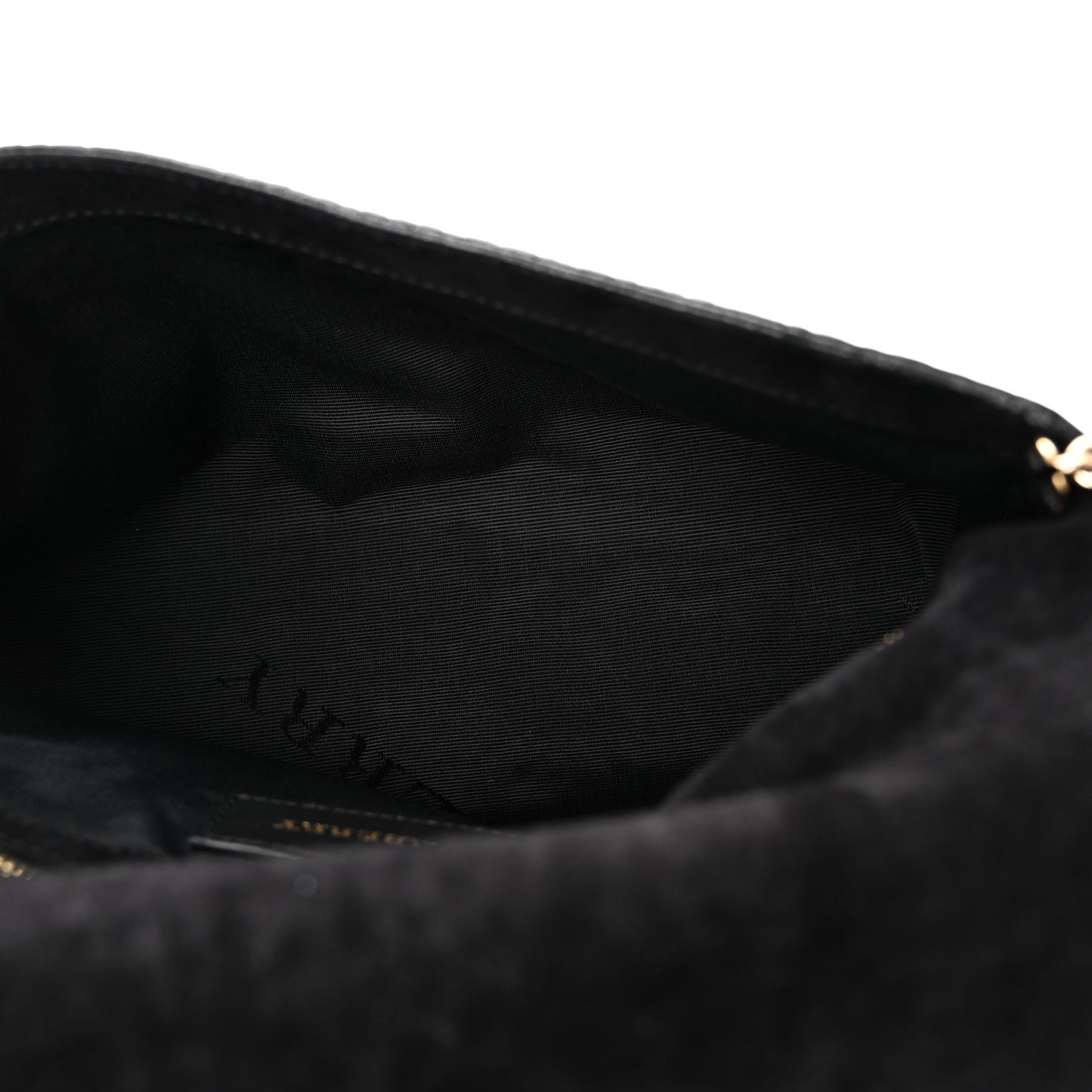 Signature Grain Medium Mildenhall Crossbody Bag Black