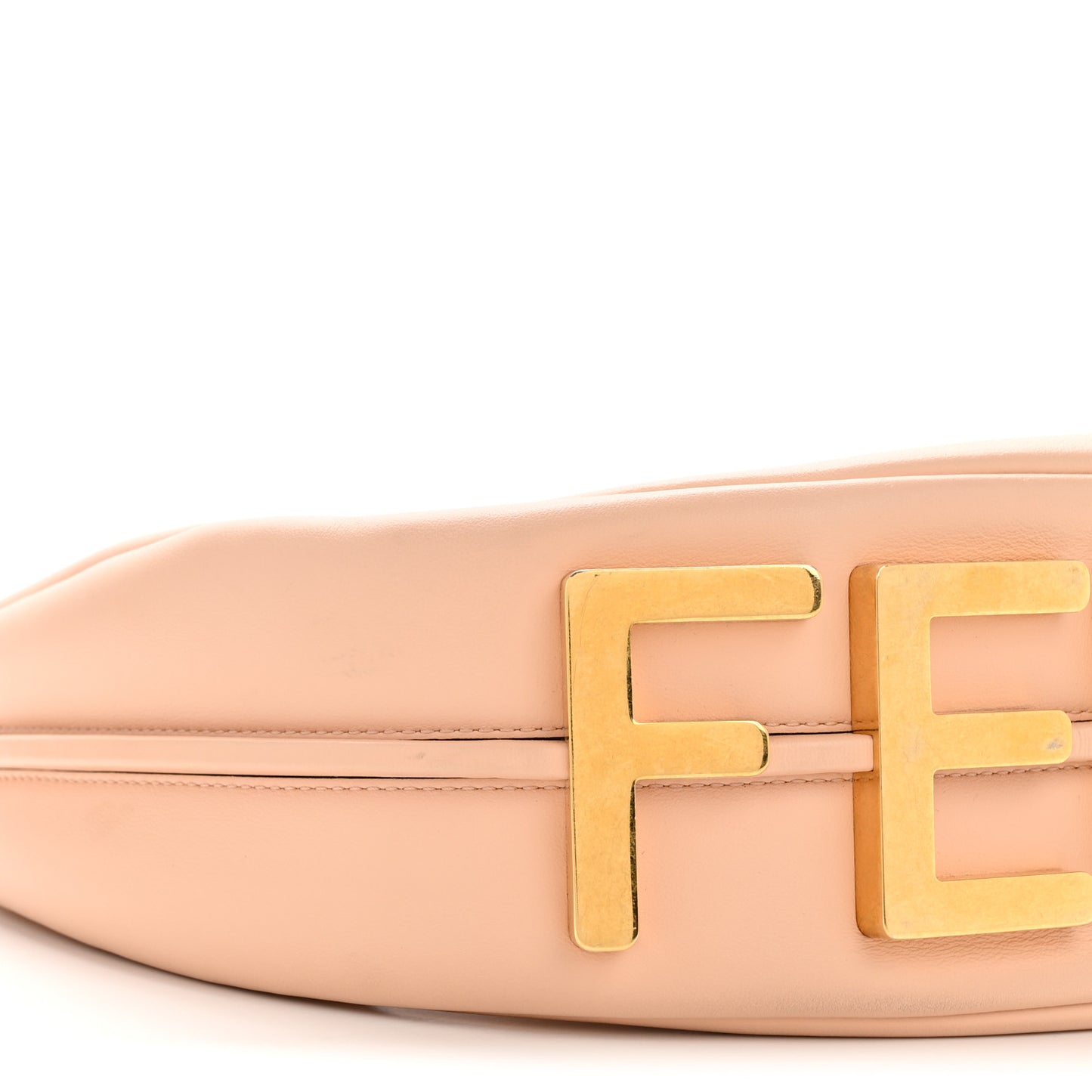 Vitello Grace Matte Small Fendigraphy Hobo Bag Light Rose