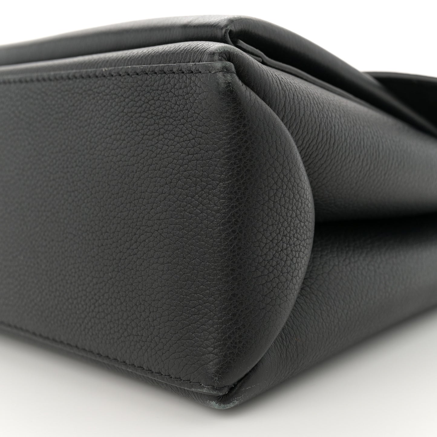 Soft Calfskin My Lockme Top Handle Black