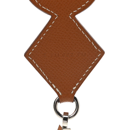 Hermes Toile Epsom Shoulder Strap Gold 4 of 5