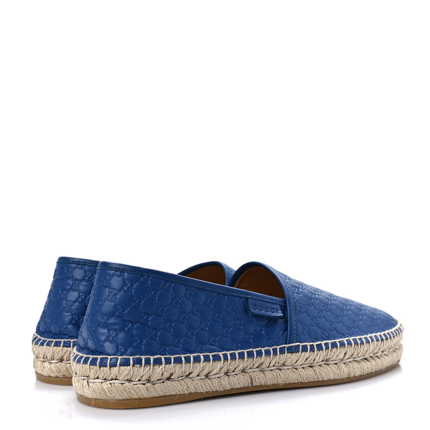 Microguccissima Mens Signature Espadrilles 8 Caspian