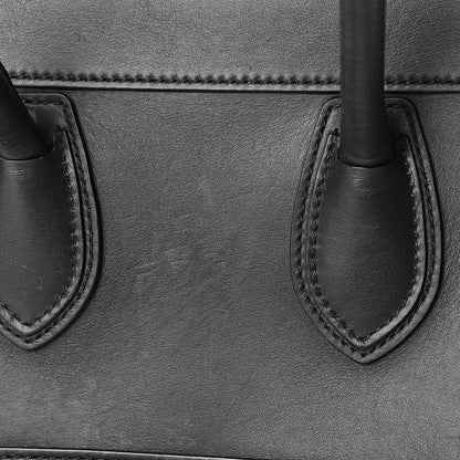 Celine Smooth Calfskin Mini Luggage Black 18 of 23