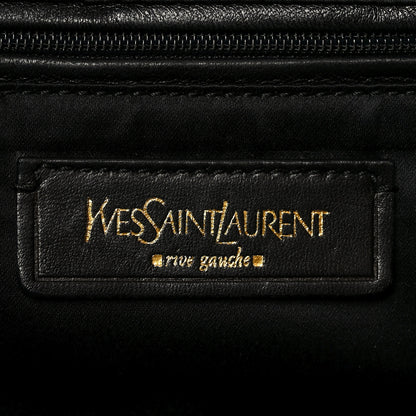 Saint Laurent Textured Patent Y-Mail Tote Black 5 of 9