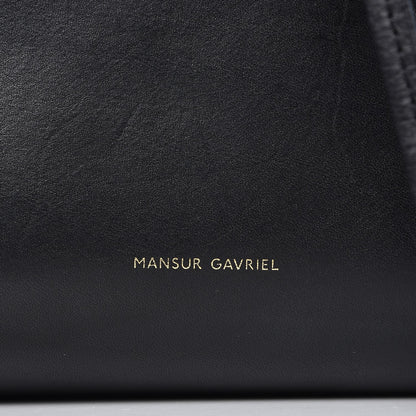 Mansur Gavriel Vegetable Tanned Calfskin Backpack Black Flamma 6 of 20