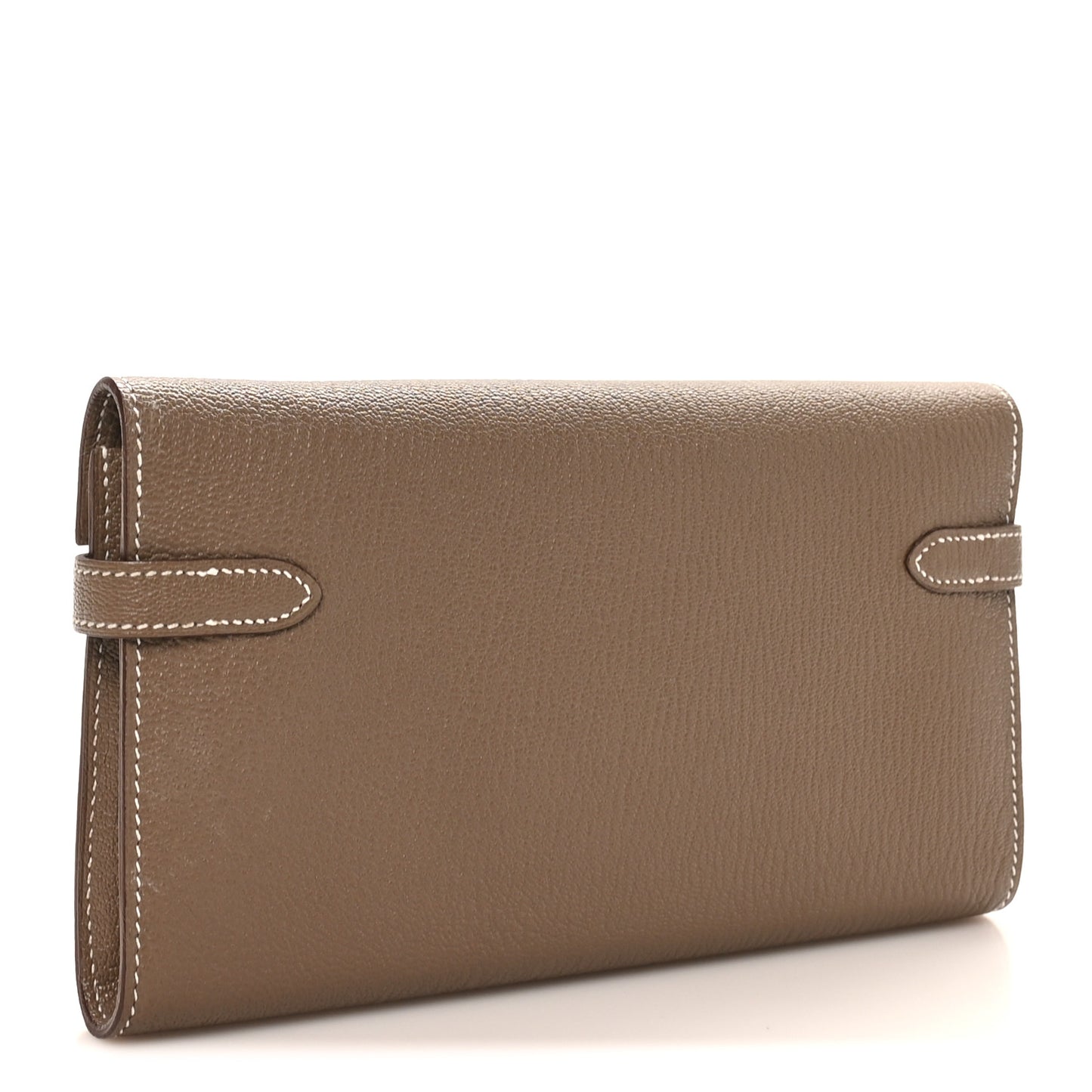 Chevre Mysore Kelly Longue Wallet Etoupe
