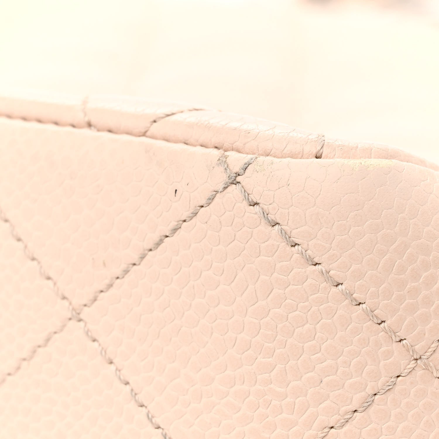 Chanel Caviar Quilted Jumbo Single Flap Beige Clair 13 of 16