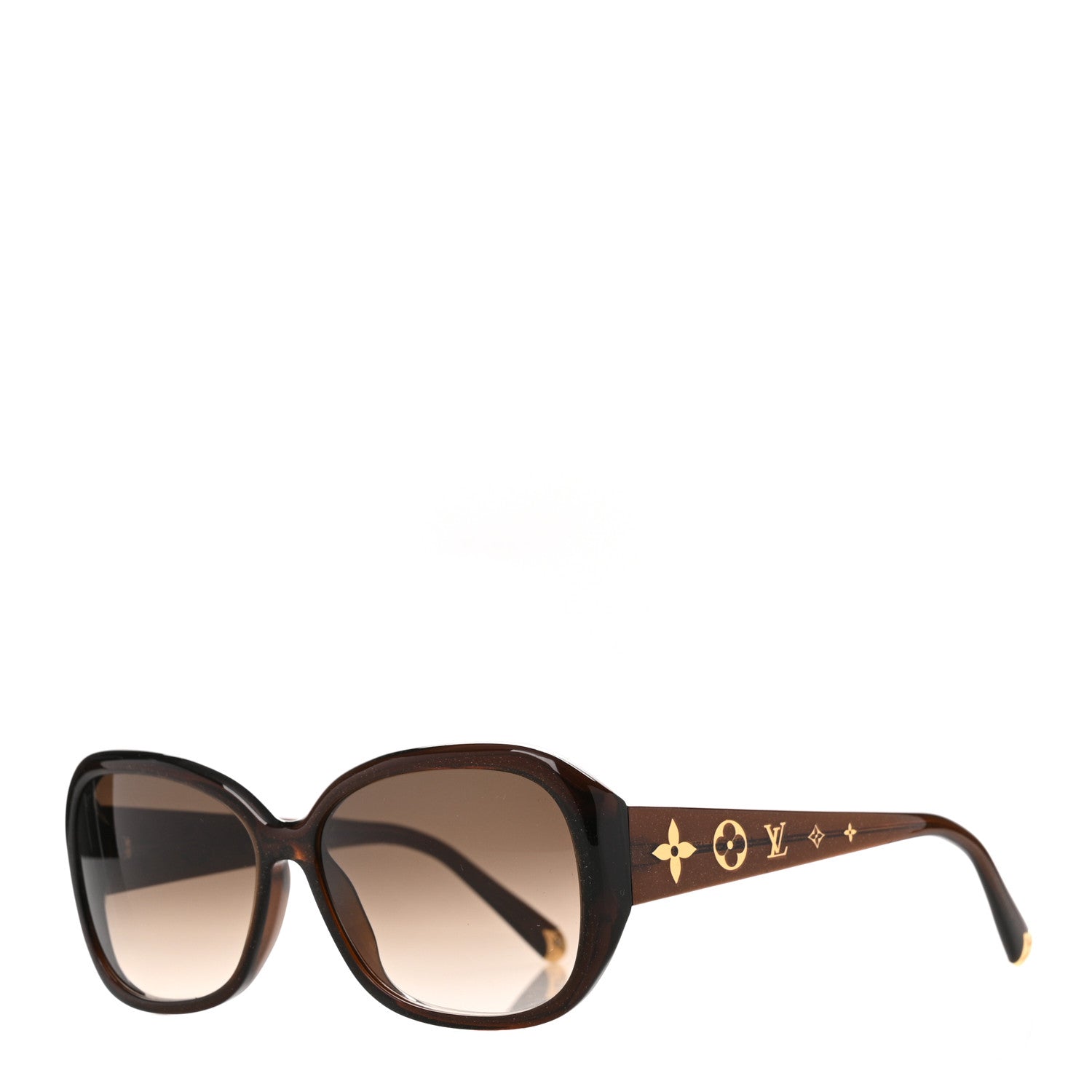 Louis Vuitton Acetate Obsession GM Sunglasses Z0459W Brown Glitter 1 of 9