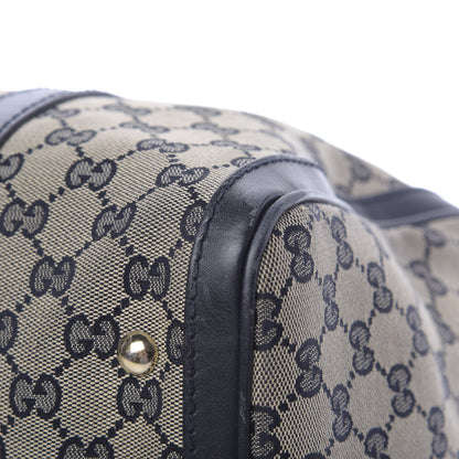 Gucci Monogram Medium Boston Navy 12 of 15