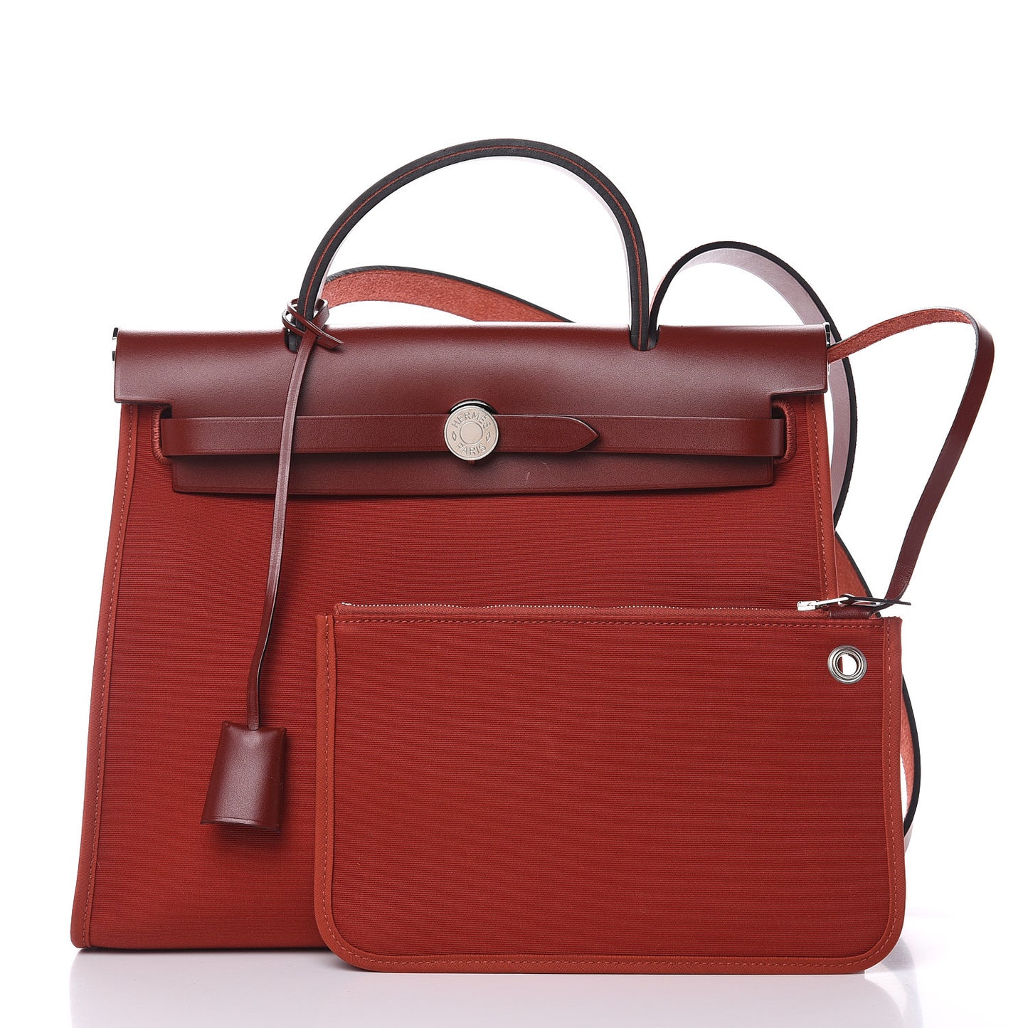 Vache Hunter Toile Herbag Zip 31 PM Rouge Grenat Rouge H
