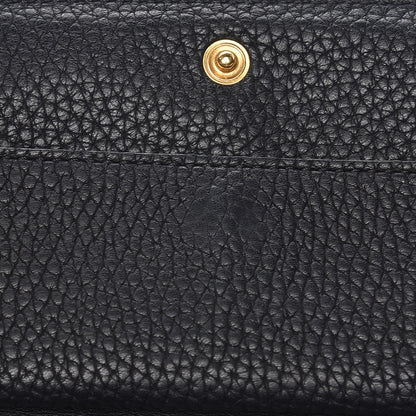 Burberry Calfskin Hastings Continental Wallet Black 8 of 15