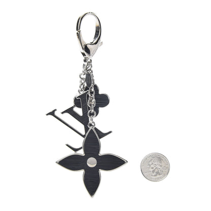 Louis Vuitton Electric Epi Fleur d'Epi Bag Charm Black 2 of 6