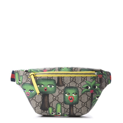 Gucci GG Supreme Monogram Smiling Plants Childrens Belt Bag Multicolor 1 of 10