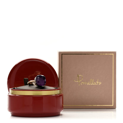 Pomellato 18K Rose Gold Amethyst Nudo Assoluto Ring 55 7.25 5 of 5