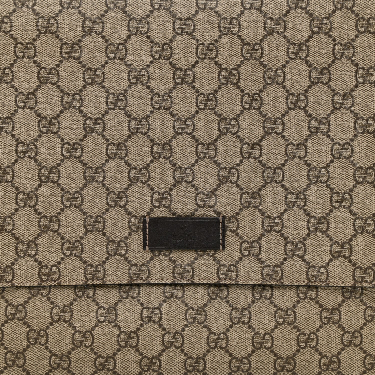 Gucci GG Plus Monogram Messenger Diaper Bag Dark Brown 10 of 17