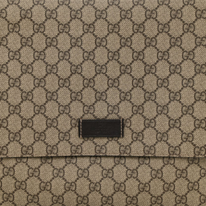Gucci GG Plus Monogram Messenger Diaper Bag Dark Brown 10 of 17