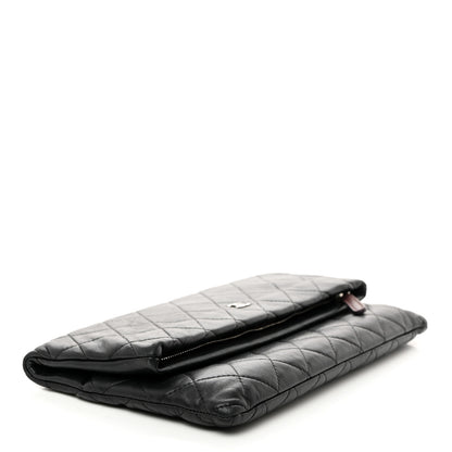 Chanel Lambskin Quilted CC Beauty Clutch Black 4 of 8