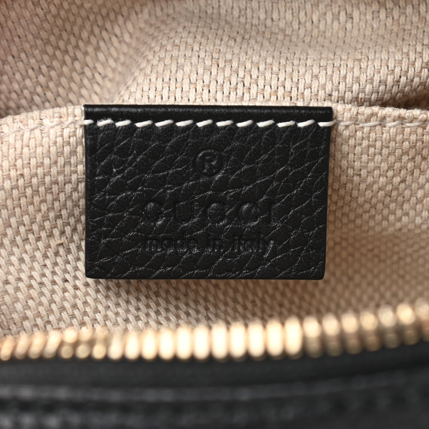 Gucci Pebbled Calfskin Small Soho Disco Bag Black 6 of 10