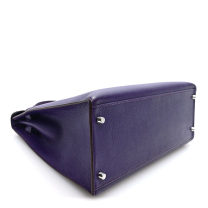 Hermes Epsom Kelly Sellier 35 Iris 4 of 10