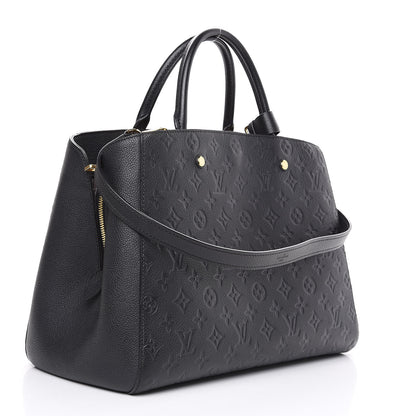Louis Vuitton Empreinte Montaigne GM Black 3 of 9