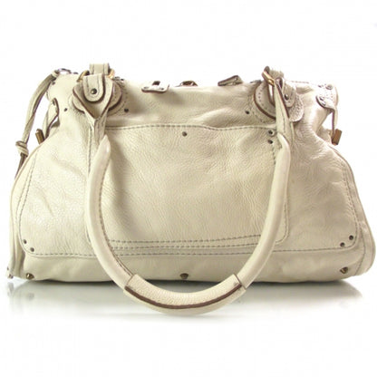 Chloe Leather Paddington Tote Ivory 1 of 16