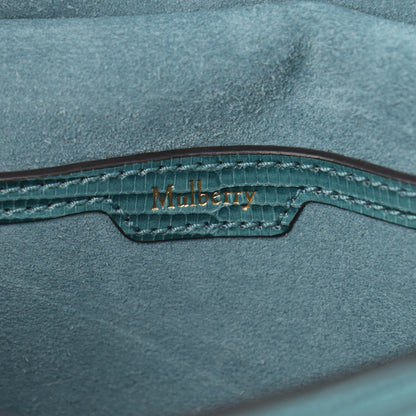 Mulberry Lizard Embossed Calfskin Amberley Satchel Frozen 6 of 11