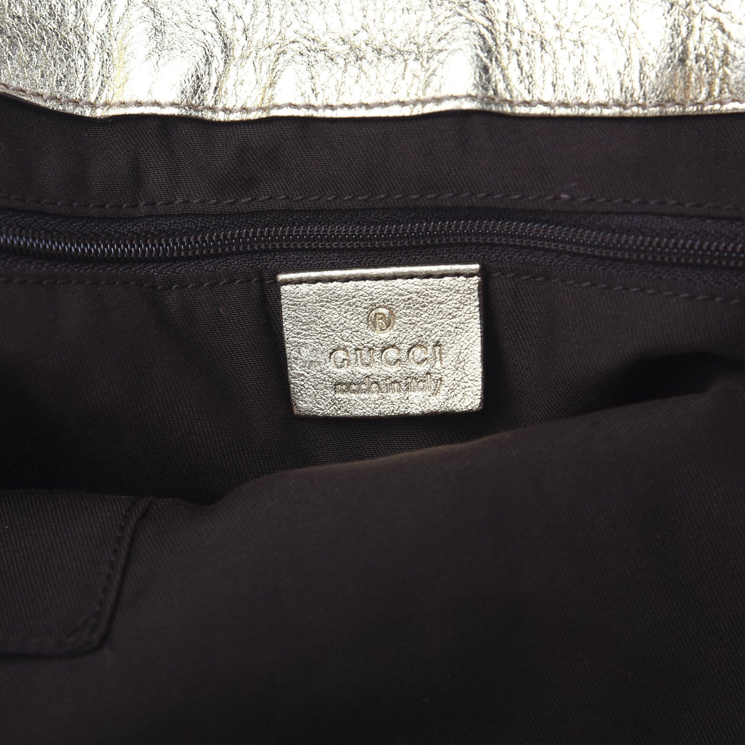Gucci Monogram Large D Gold Hobo Metallic Gold 7 of 10