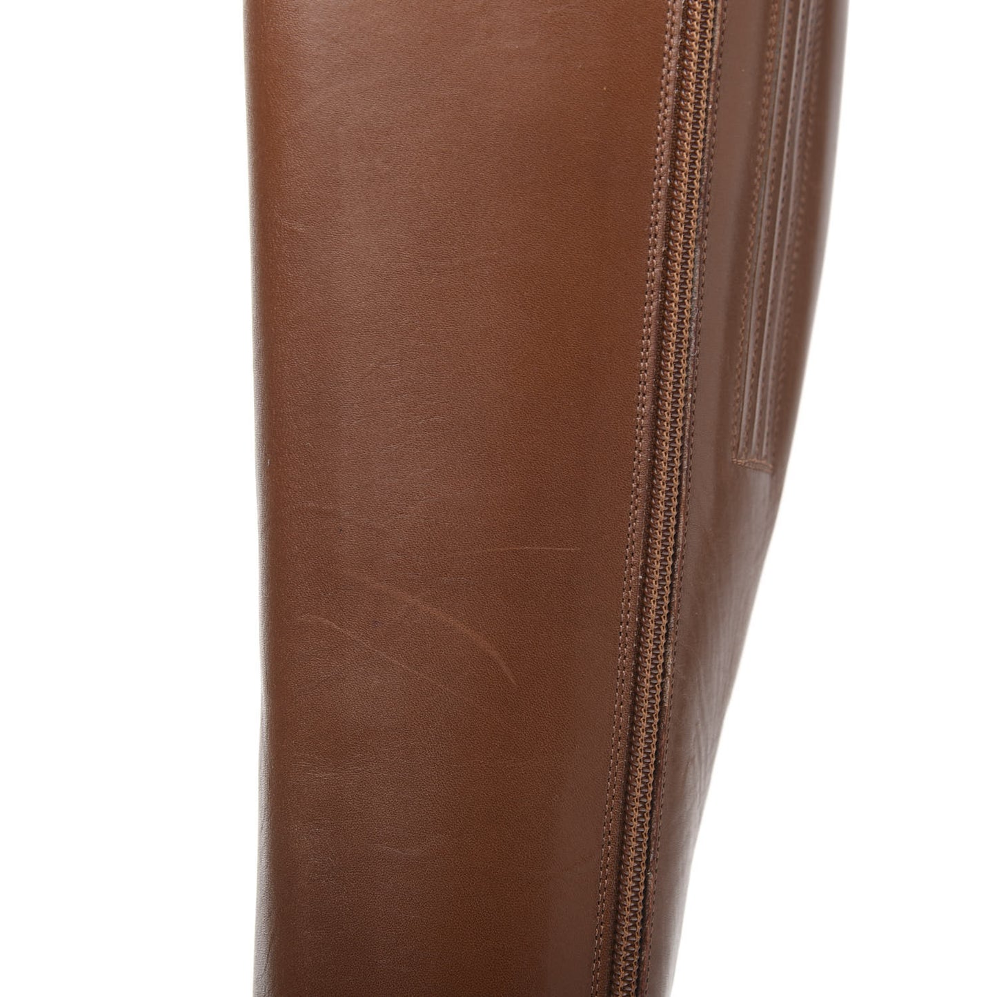 Calfskin Brosse Mirabelle 120 Tall Boots 36 Cuoio
