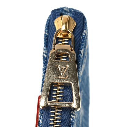 Louis Vuitton Monogram Denim Key Pouch Denim Blue 7 of 8