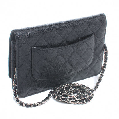 Chanel Caviar Wallet on Chain WOC Black 3 of 8