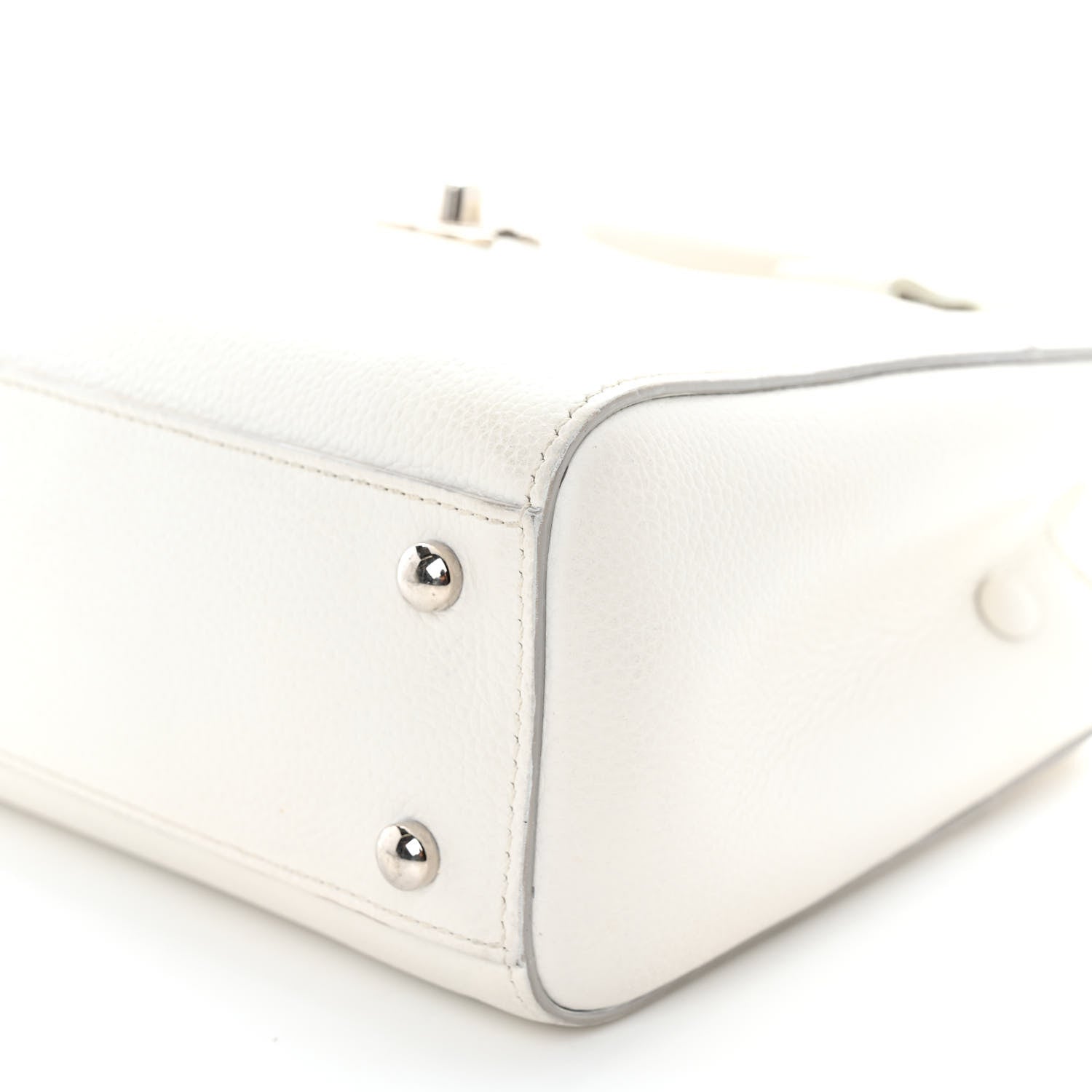 Chanel Grained Calfskin Mini Neo Executive Shopper Tote White 10 of 14