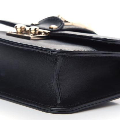 Valentino Garavani Vitello Mini Glam Lock Rockstud Flap Black 8 of 8