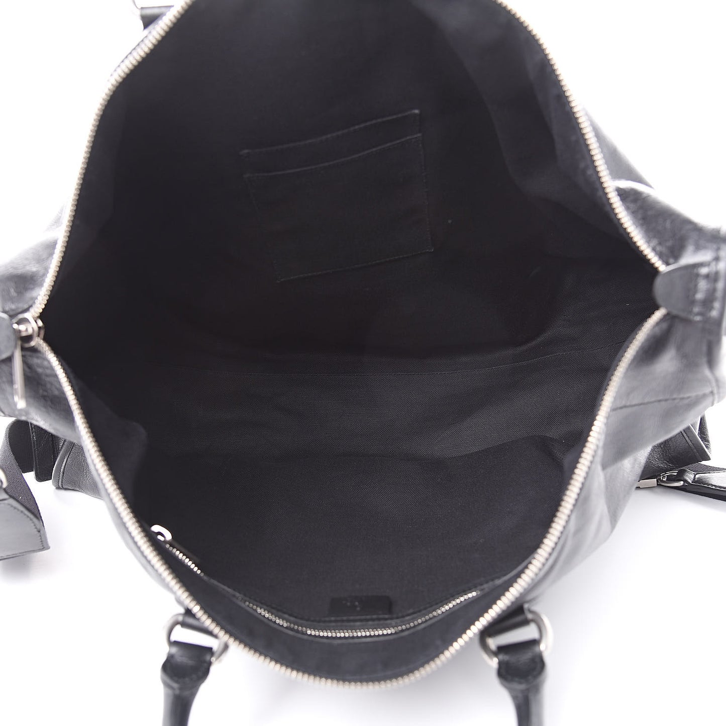 Fluffy Calfskin Morpheus Weekender Duffle Black