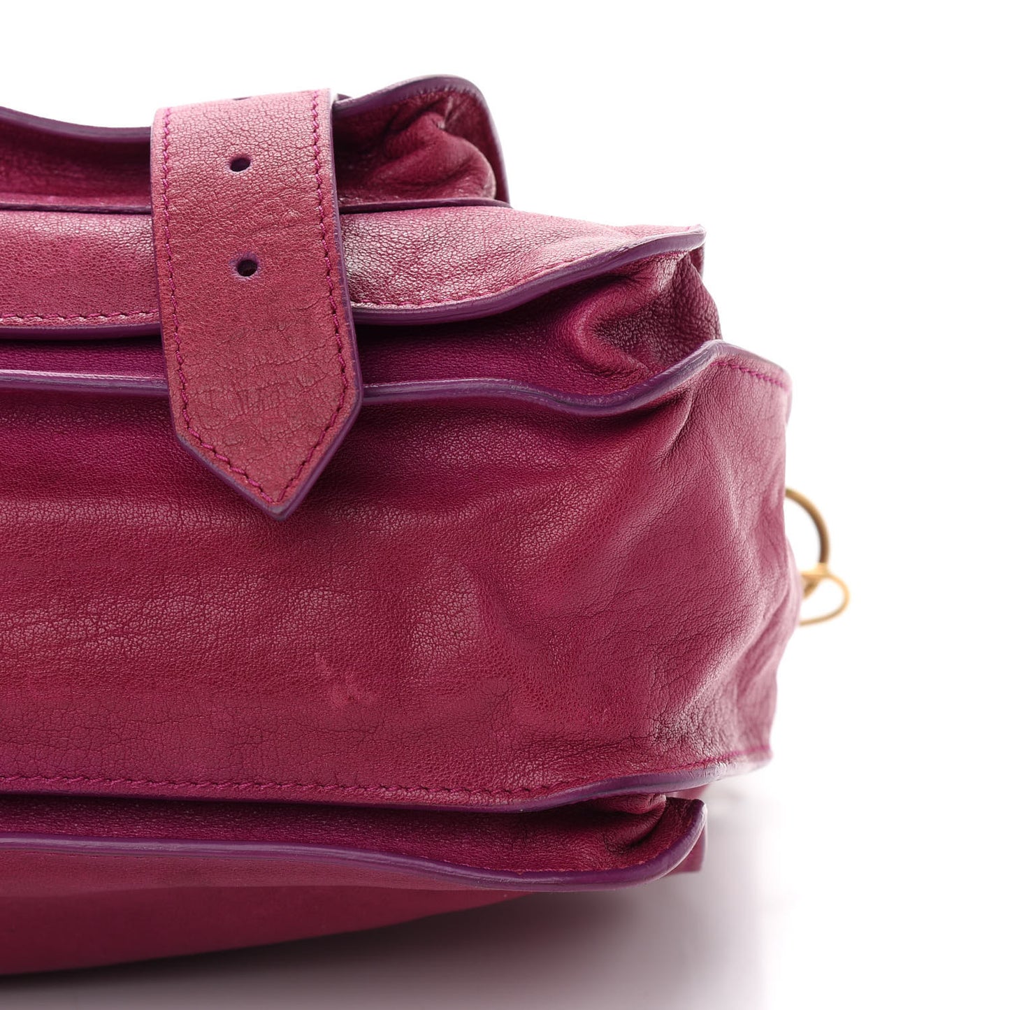 Lambskin Medium PS1 Satchel Raspberry