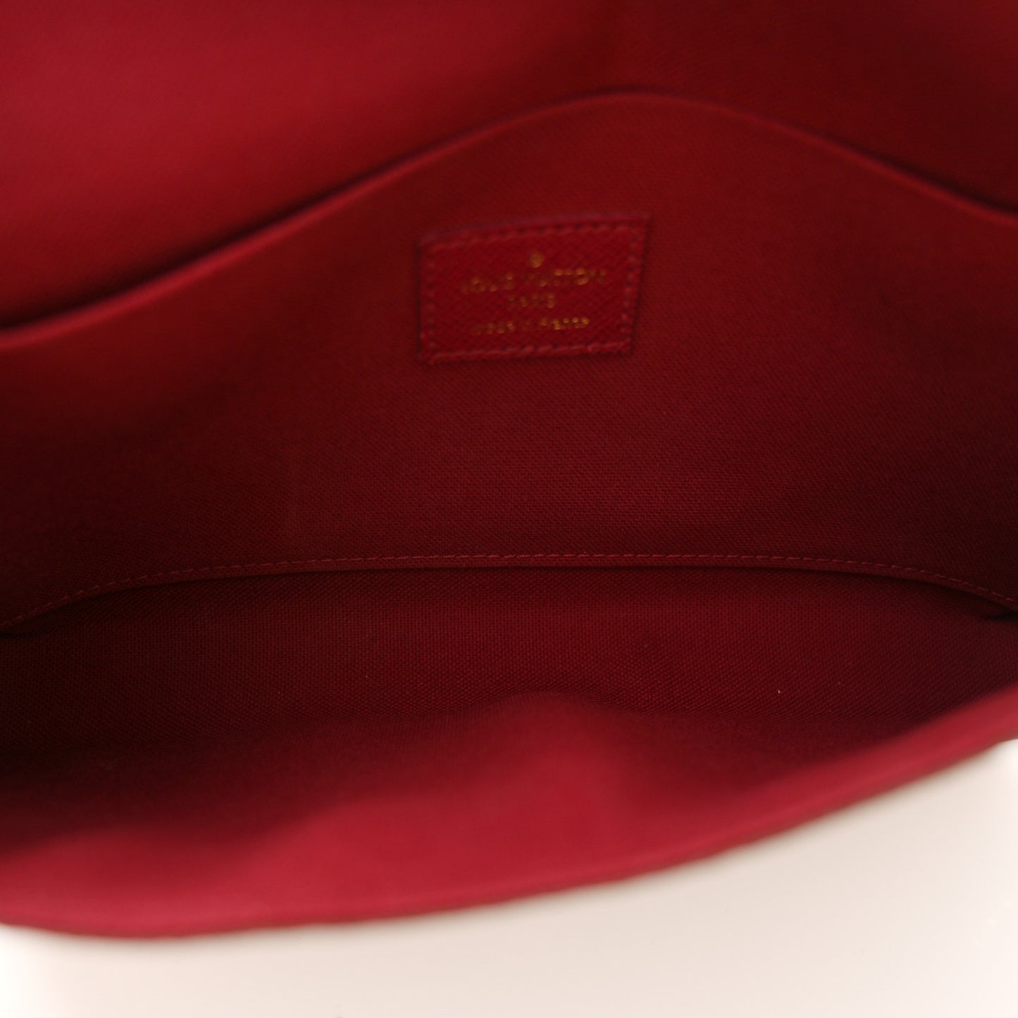 Monogram Pochette Felicie Chain Wallet Fuchsia
