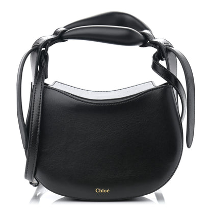 Chloe Small Grain Calfskin Kiss Bag Black 1 of 9