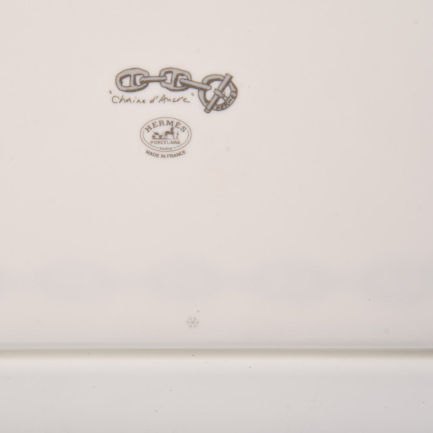 Porcelain Chaine d' Ancre Sushi Plate
