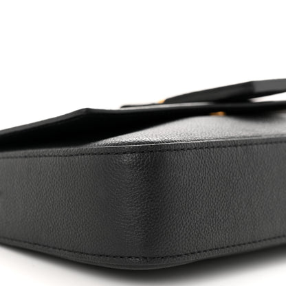 Tom Ford Grained Calfskin TF Chain Shoulder Bag Black 8 of 9