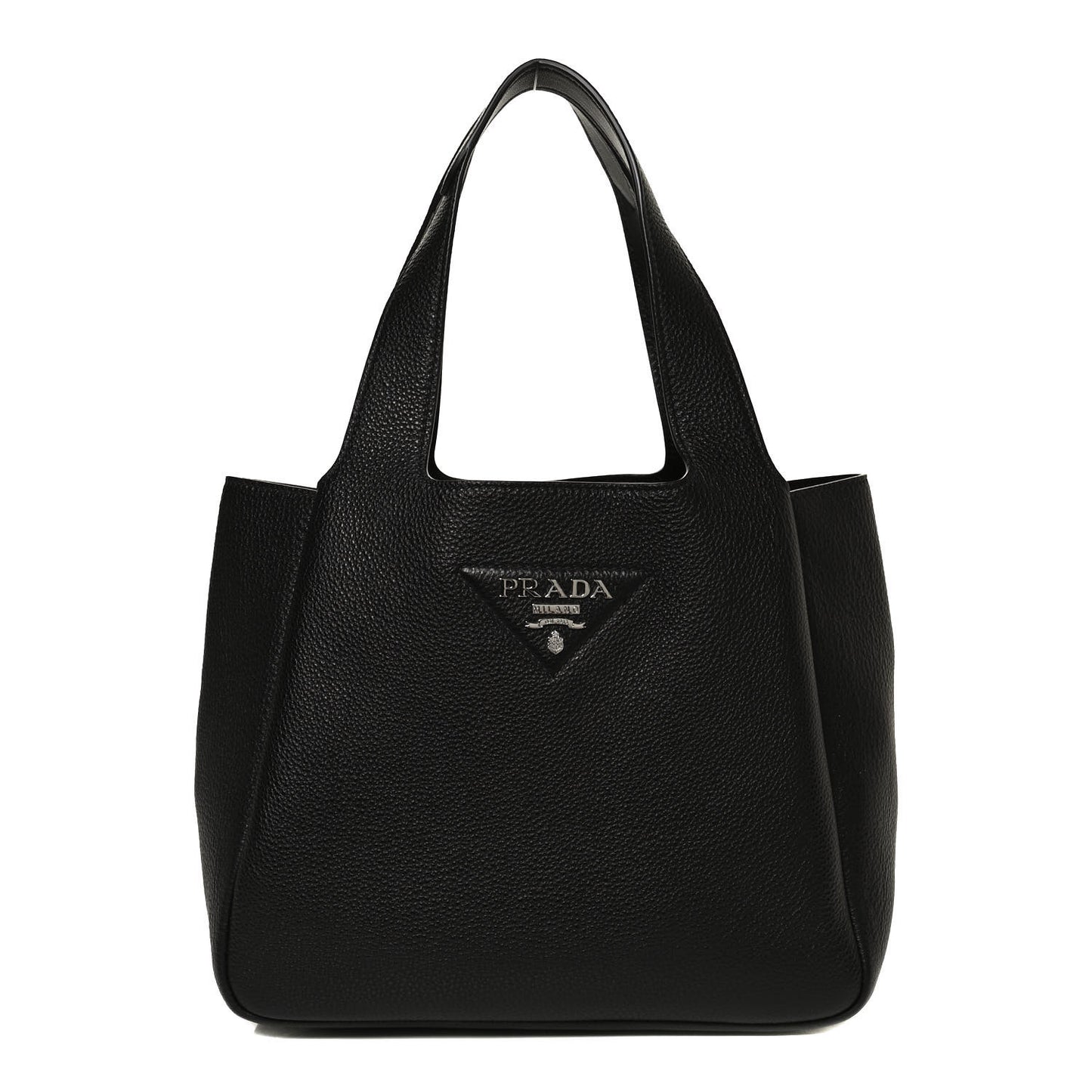 Vitello Daino Soft Medium Dynamique Tote Black