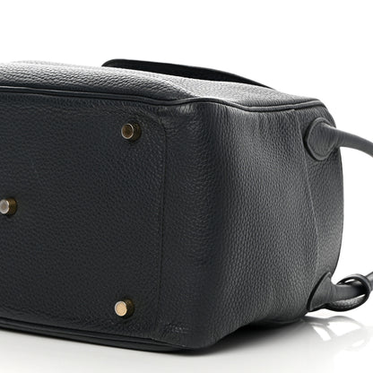 Hermes Taurillon Clemence Lindy 30 Bleu Indigo 11 of 16