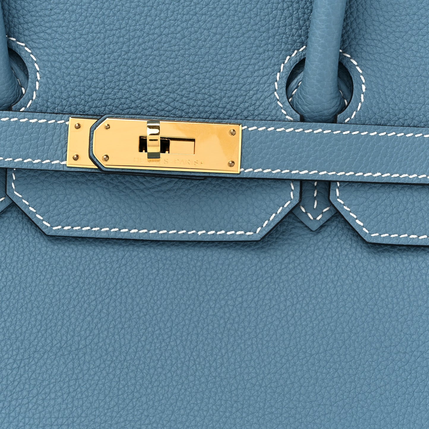 Togo Birkin 35 Blue Jean